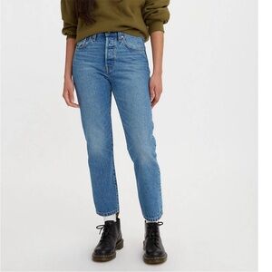 Levi's Blue Ankle & Cropped Jeans